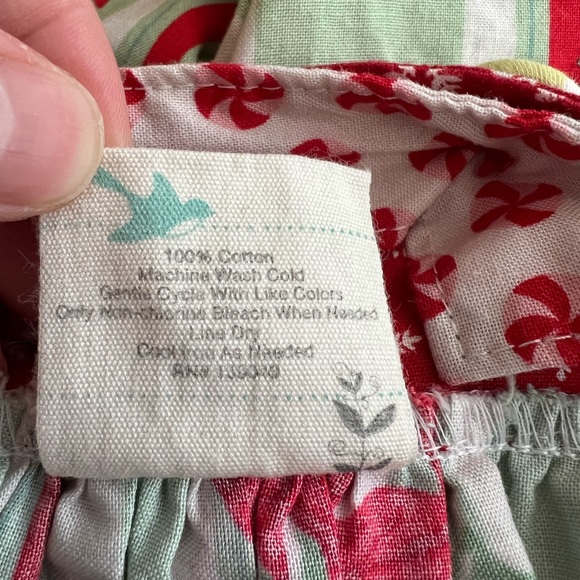 Matilda Jane Platinum Cheerful Lulu Poinsettia Holiday Top Sz 4 - Picture 5 of 7